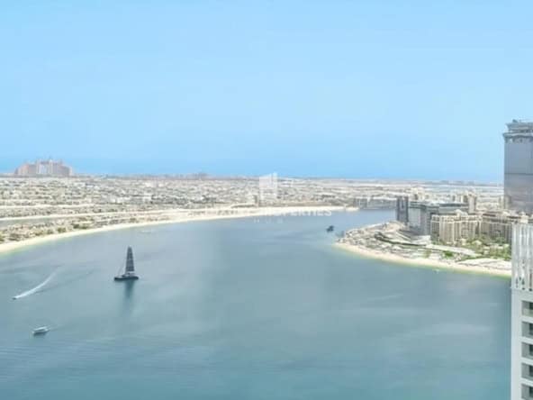 Sea and Palm View | High Floor | Vacant