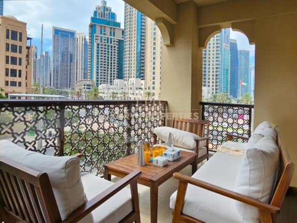 Full Burj View | Upgraded | Bright | Spacious
