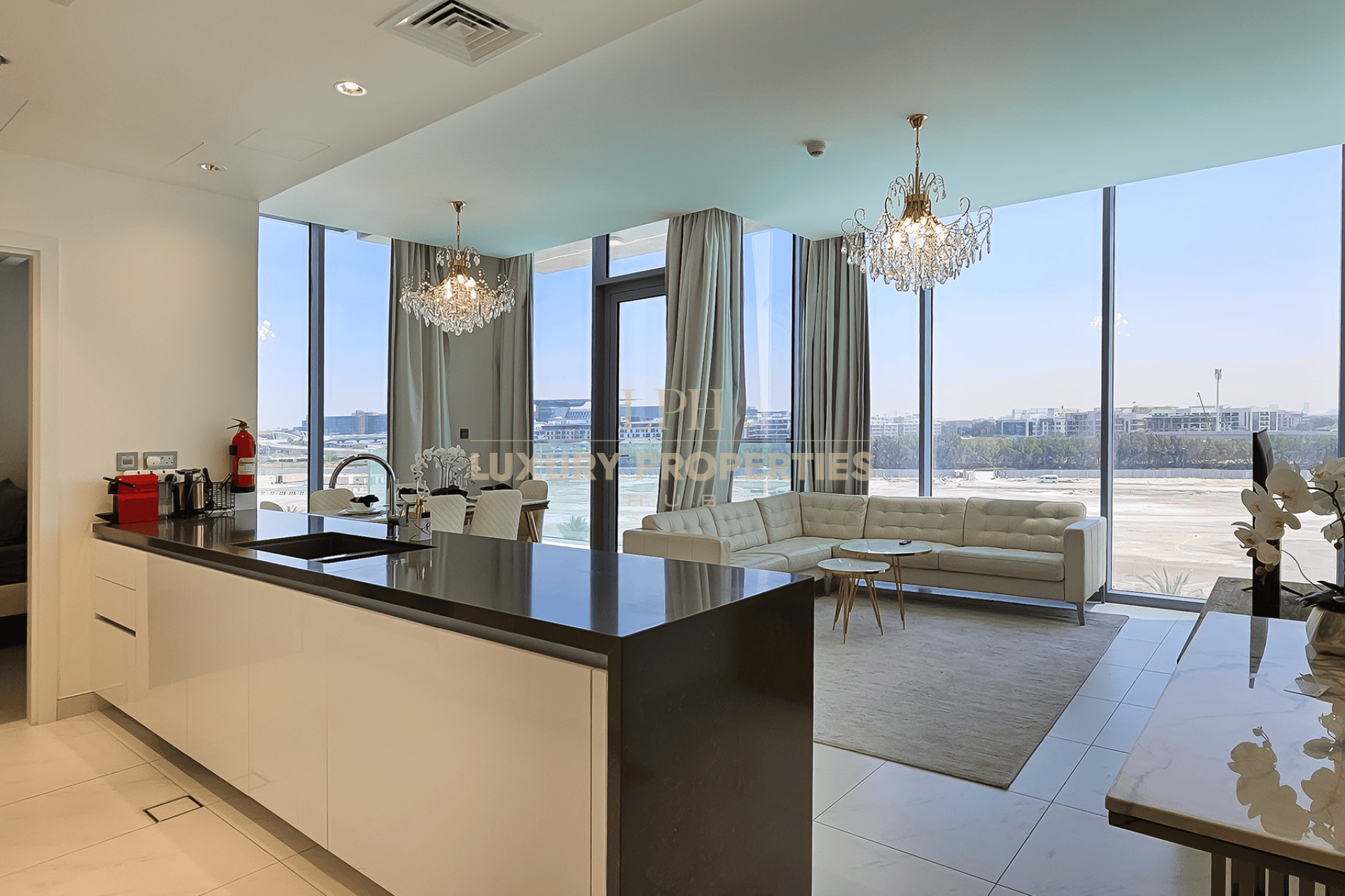 High Floor | Crystal Lagoon View | Balcony